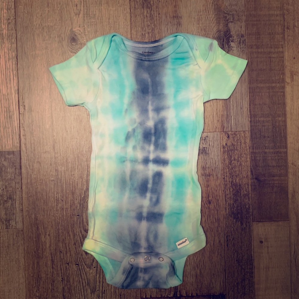 Tie dye baby onesie! 100% organic cotton.